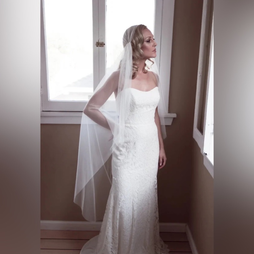 Juliet cap veil With blusher